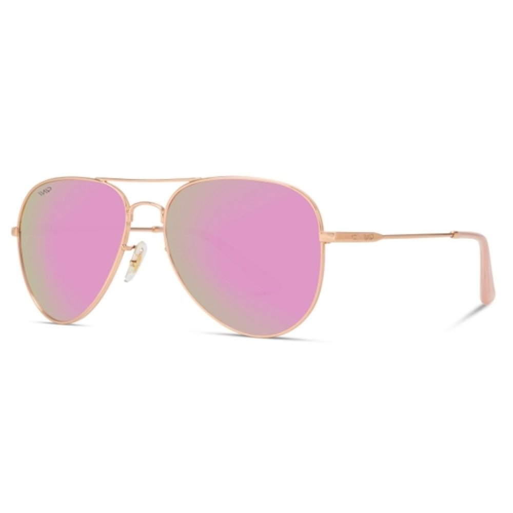 Pink/Gold Polarized Aviators